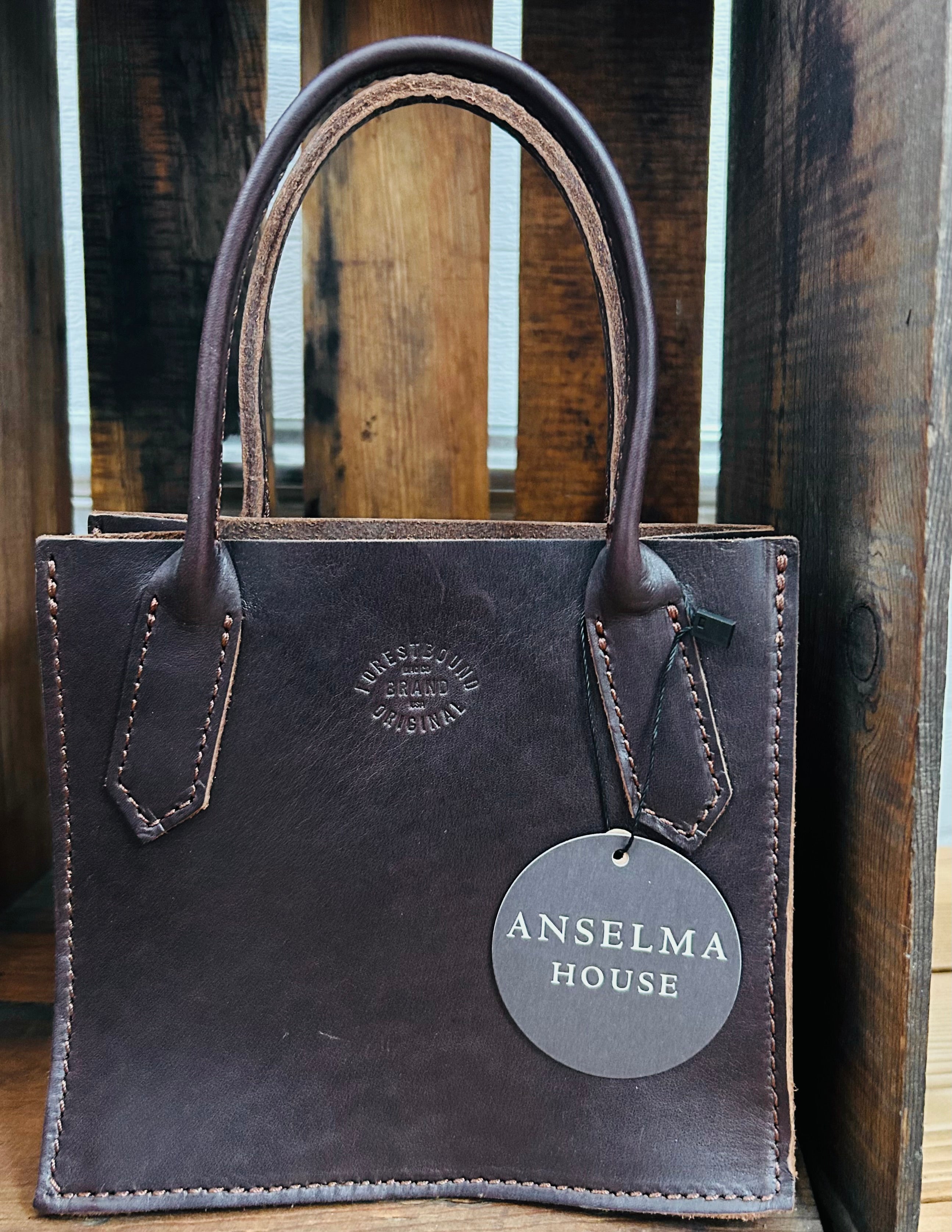 Full Grain Veg Tan Leather Dock Bag